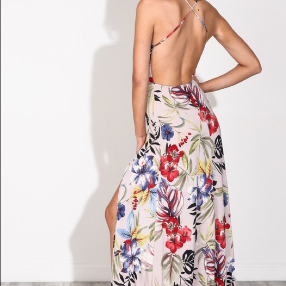 Tropical Open Back- TAUPE - Picture 4 of 4